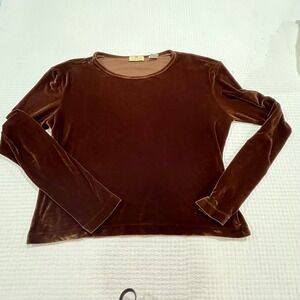 Limited America Womens Vintage Brown Velvet 90s whimsgoth